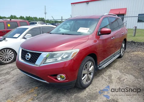 2013 Nissan Pathfinder Platinum z USA, uszkodzony, nr VIN 5N1AR2MNXDC659618